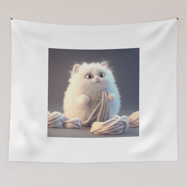 Item preview, Sweet white cat designed and sold by MaryAnn84.