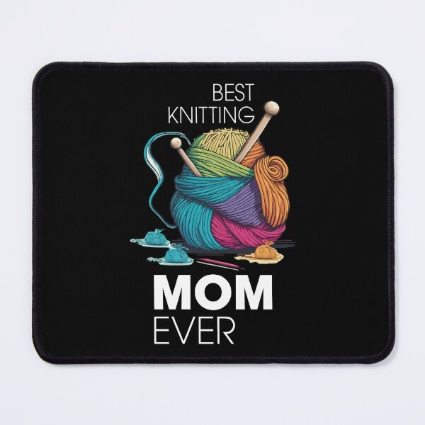 Item preview, Best Knitting Mom Ever white designed and sold by vectrus.