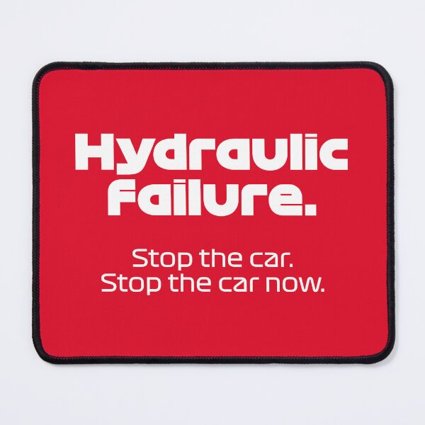 Item preview, ZHO. Hydraulic Failure - Best Team Radio Mexican GP 2022 (Red BG) designed and sold by FilipeFerreira.