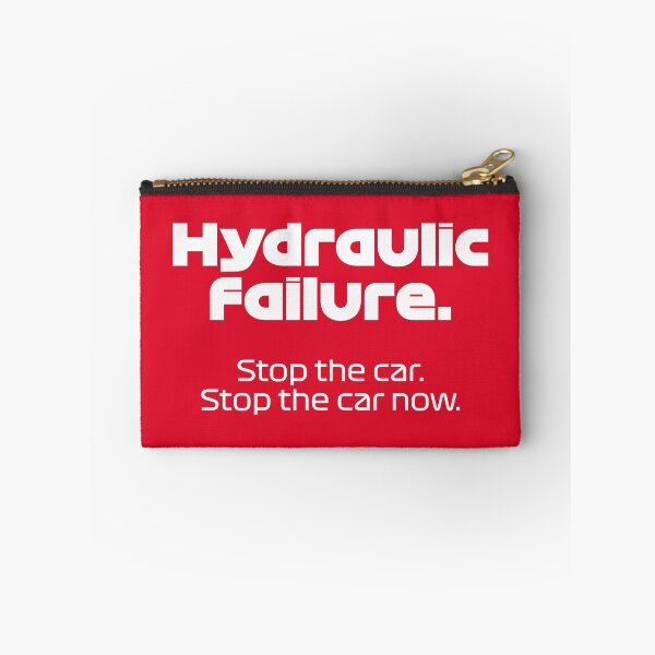 Item preview, ZHO. Hydraulic Failure - Best Team Radio Mexican GP 2022 (Red BG) designed and sold by FilipeFerreira.