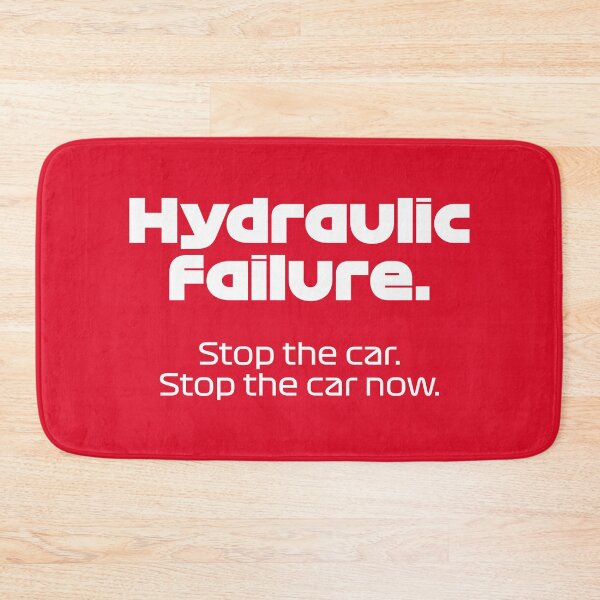 Item preview, ZHO. Hydraulic Failure - Best Team Radio Mexican GP 2022 (Red BG) designed and sold by FilipeFerreira.