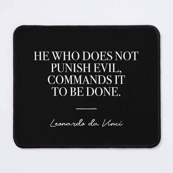 Item preview, He who does not punish evil, commands it to be done (white) designed and sold by didijuca.