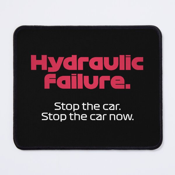 Item preview, ZHO. Hydraulic Failure - Best Team Radio Mexican GP 2022 (Original - Black BG) designed and sold by FilipeFerreira.