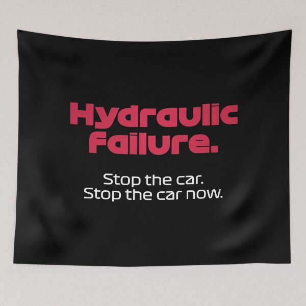 Item preview, ZHO. Hydraulic Failure - Best Team Radio Mexican GP 2022 (Original - Black BG) designed and sold by FilipeFerreira.