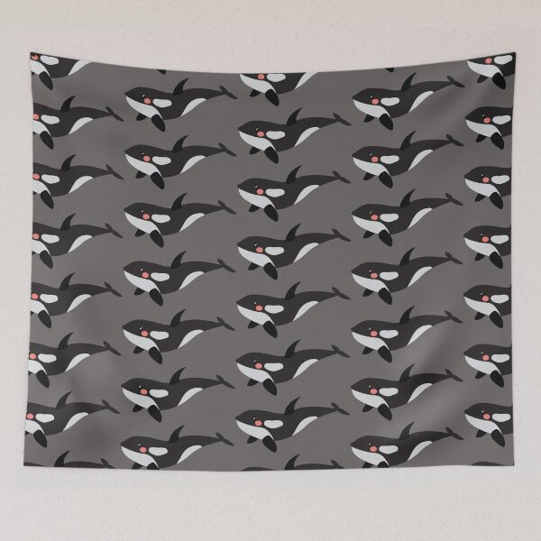 Item preview, Killer Whale Cartoon Illustration designed and sold by PrintPortal.