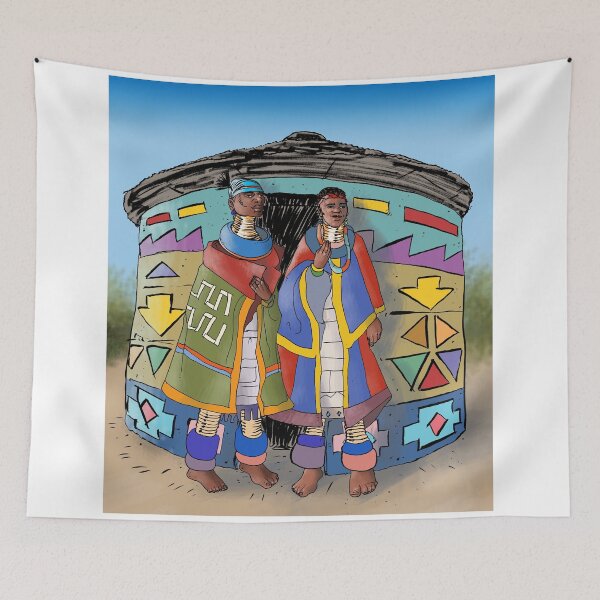 Item preview, Ndebele Women from South Africa designed and sold by TribalKnots.