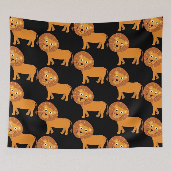 Item preview, Cartoon Lion Cartoon Illustration designed and sold by PrintPortal.