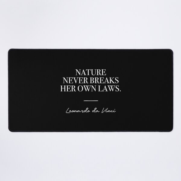 Item preview, Nature never breaks her own laws (white) designed and sold by didijuca.