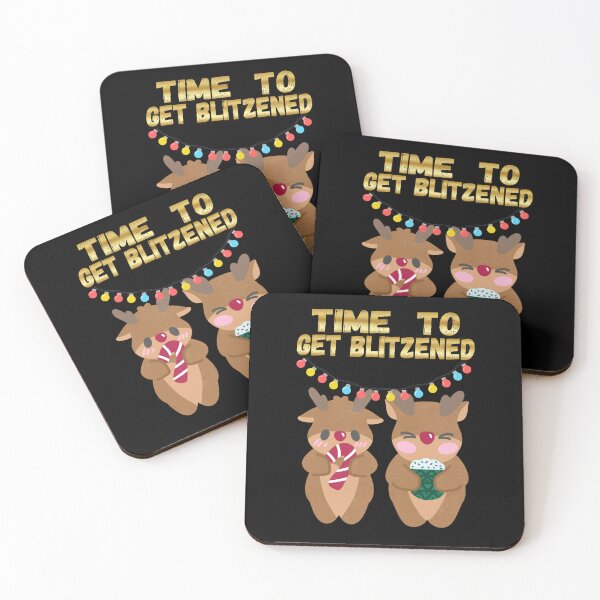Item preview, Time to get blitzened Reindeer christmas designed and sold by DivineLiveShop.