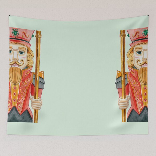 Item preview, Nutcracker toy king in watercolor  designed and sold by Bonheurem.