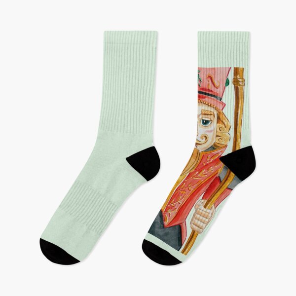 Item preview, Nutcracker toy king in watercolor  designed and sold by Bonheurem.