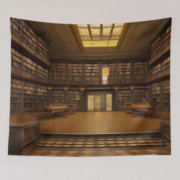 Item preview,  Vintage Abandoned Library 2 designed and sold by sadconfusedmoon.