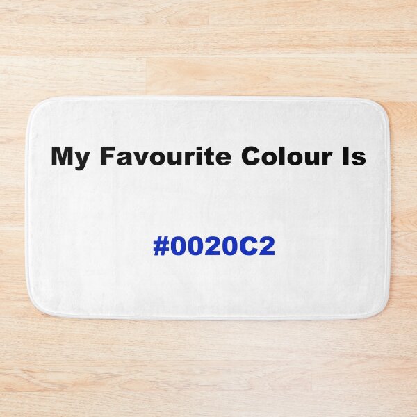 Item preview, My Favourite Colour Is #0020C2 designed and sold by kiippers.