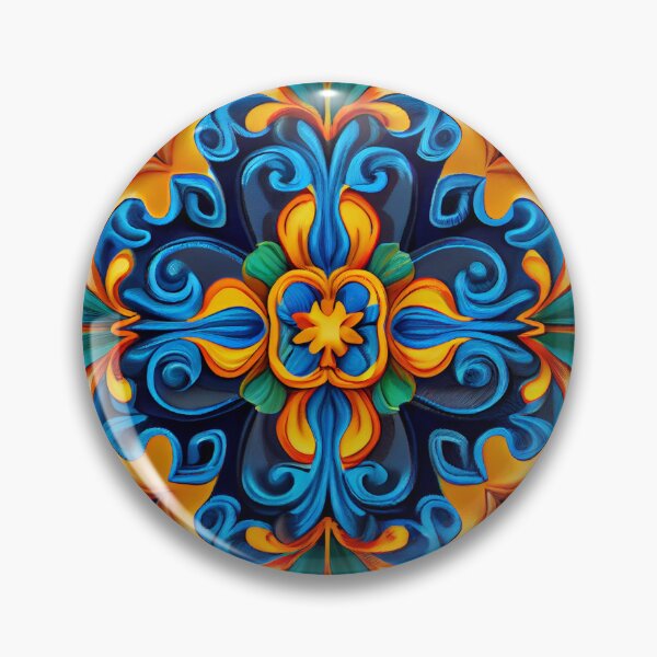 Item preview, Bright Latin Pattern Digital Painting designed and sold by CodeAndColors.