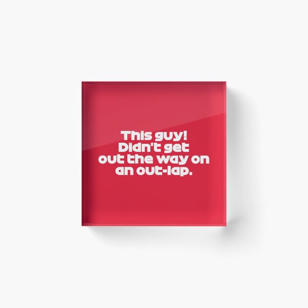 Item preview, SAI. This Guy! - Best Team Radio Mexican GP 2022 (Red BG) designed and sold by FilipeFerreira.