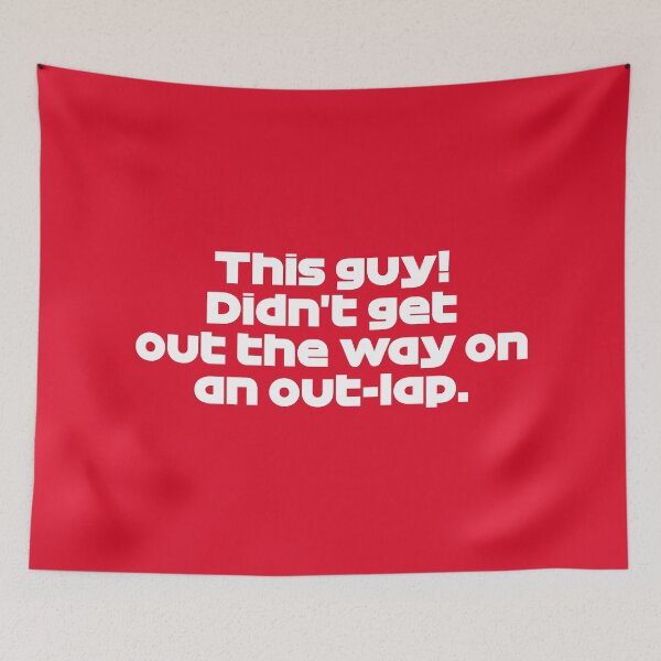 Item preview, SAI. This Guy! - Best Team Radio Mexican GP 2022 (Red BG) designed and sold by FilipeFerreira.