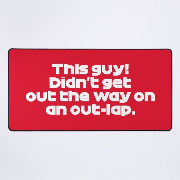 Item preview, SAI. This Guy! - Best Team Radio Mexican GP 2022 (Red BG) designed and sold by FilipeFerreira.