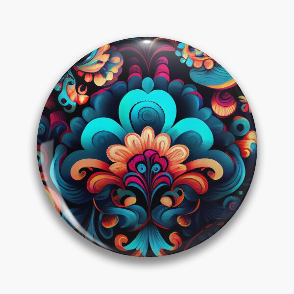 Artikelvorschau, Brilliant Maximalist Pattern Digital Painting entworfen und verkauft von CodeAndColors.