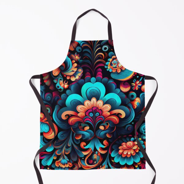 Aperçu de l'œuvre Brilliant Maximalist Pattern Digital Painting créée et vendue par CodeAndColors.