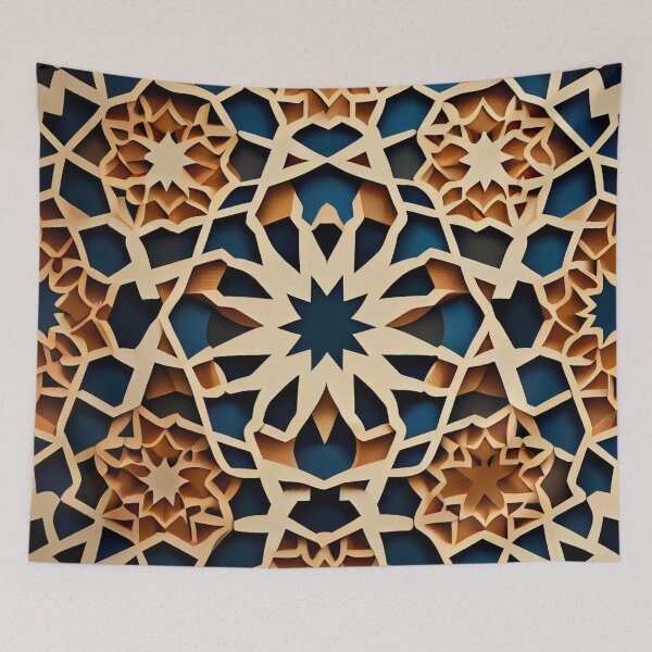 Item preview, Detailed Moroccan Pattern Digital Painting designed and sold by CodeAndColors.