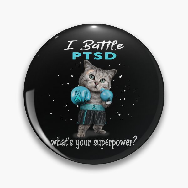 Item preview, PTSD Warrior - I Battle PTSD What Is Your Superpower? designed and sold by Jennpak.