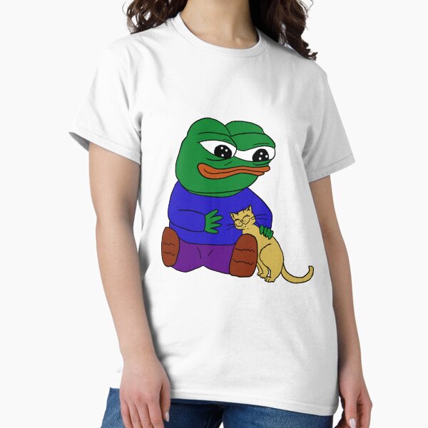 Item preview, Pepe With Cat designed and sold by TheMemesLord.