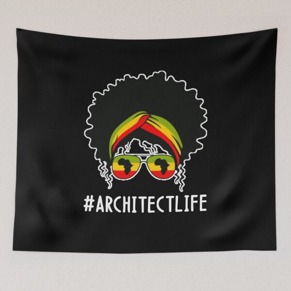 Artikelvorschau, Architekt Afrikanische Frauen Chaotisch Brötchen Schwarz Geschichtsmonat Kultur, Architekt Frau Geschenk entworfen und verkauft von AMINE  ★★★★★.