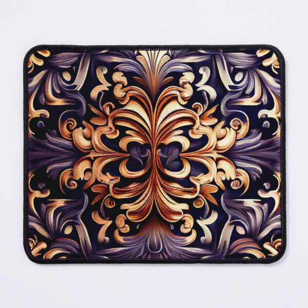 Artikelvorschau, Baroque Eclectic Pattern Digital Painting entworfen und verkauft von CodeAndColors.