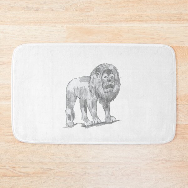 Item preview, Lion (black&white) designed and sold by mila-ola.