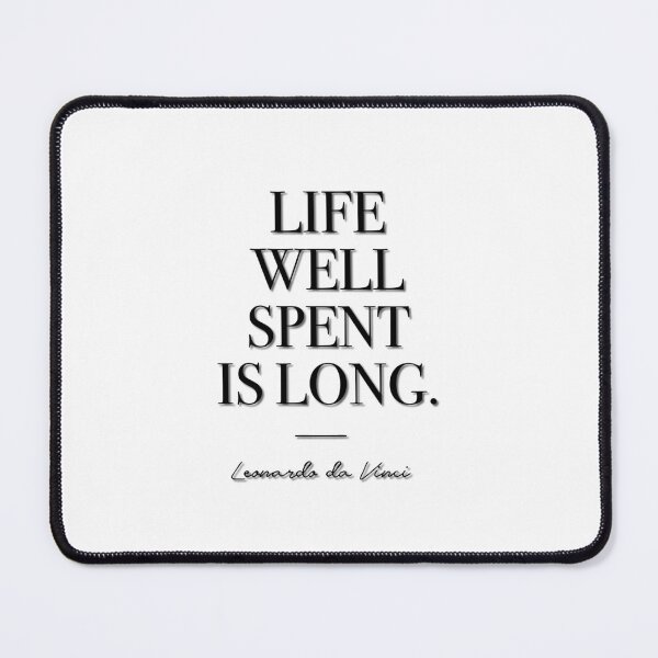 Item preview, Life well spent is long (black) designed and sold by didijuca.