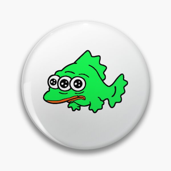 Item preview, Radioactive Pepe Fish designed and sold by TheMemesLord.