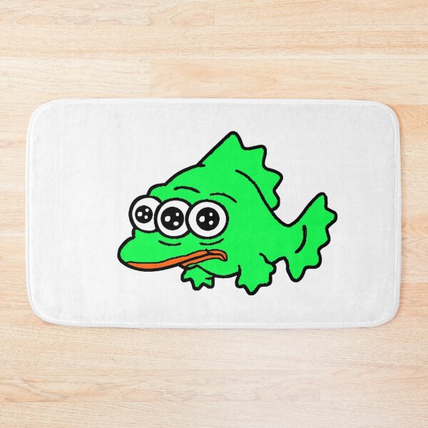 Item preview, Radioactive Pepe Fish designed and sold by TheMemesLord.
