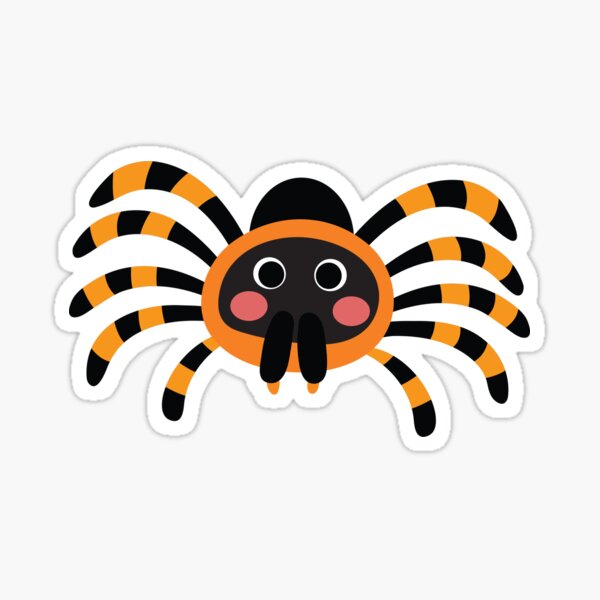 Item preview, Colorful Cartoon Spider Illustration designed and sold by PrintPortal.