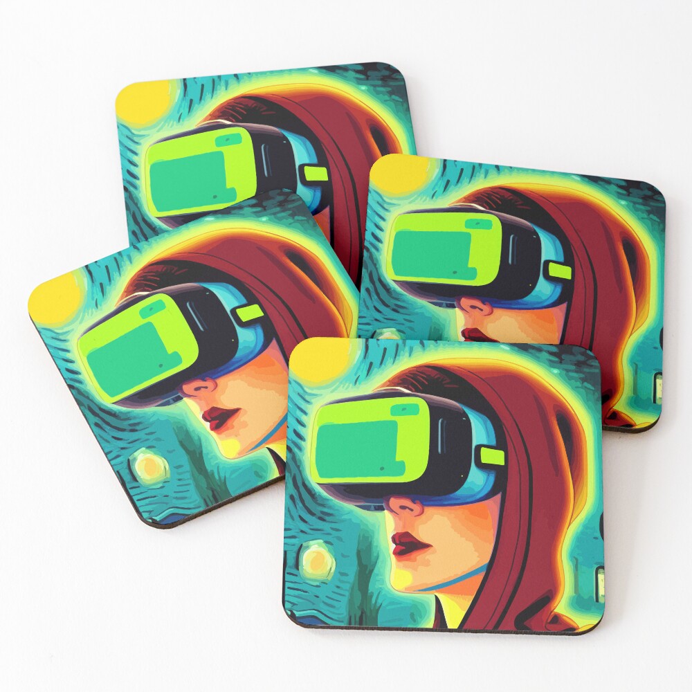 Item preview, Coasters (Set of 4) designed and sold by DistortedBrain.
