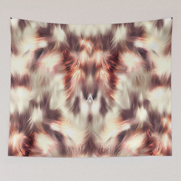 Item preview, Delicate Furry Southwestern Pattern Digital Painting designed and sold by CodeAndColors.
