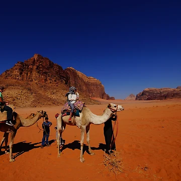 Artwork thumbnail, WADI RUM CAMEL RIDE by BYRON