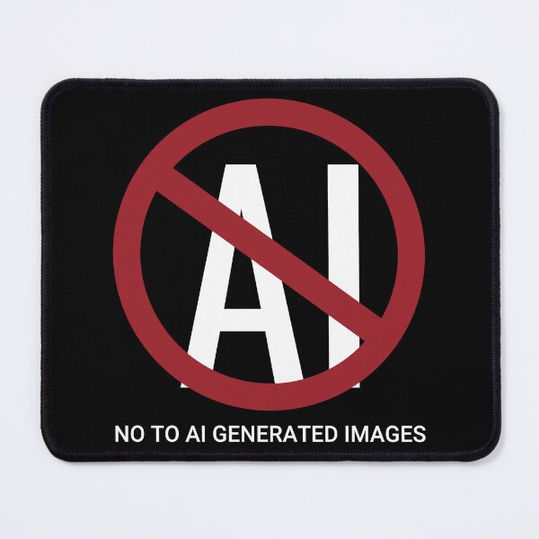 Item preview, no to ai generated images - artist protest designed and sold by Raiko-art.