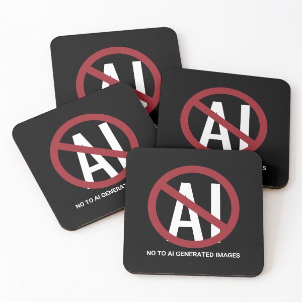 Item preview, no to ai generated images - artist protest designed and sold by Raiko-art.