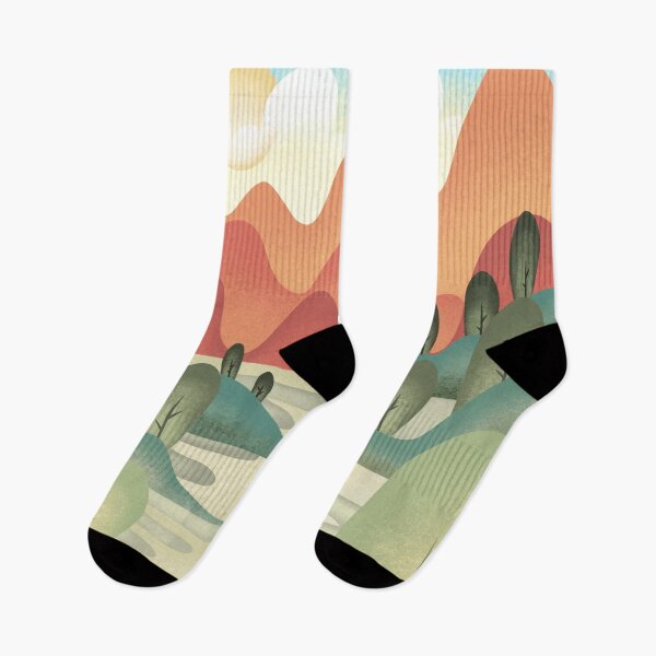 Item preview, Landscape with lake designed and sold by colorsofcherry.