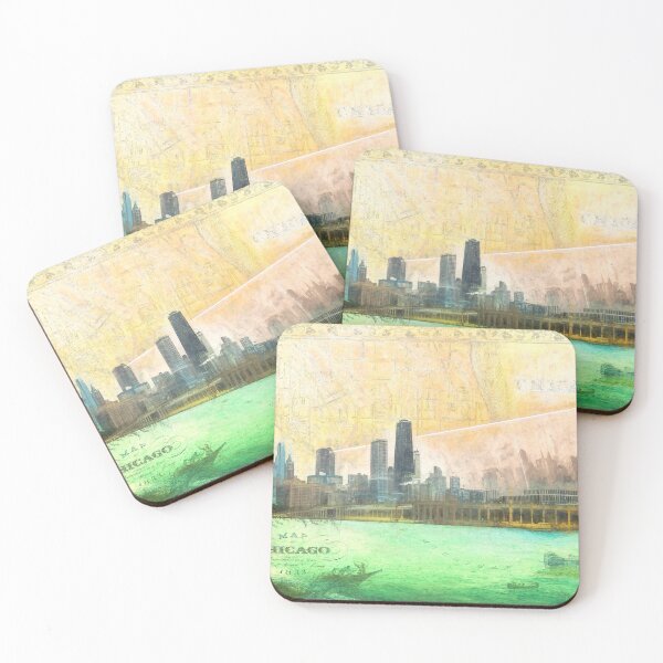 Item preview, Chicago Postcard Style Image designed and sold by purplerosemary.