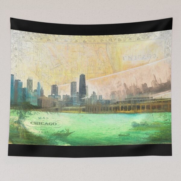 Item preview, Chicago Postcard Style Image designed and sold by purplerosemary.