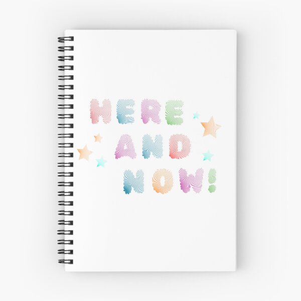 Item preview, trendy text colorful stripes design here and now designed and sold by KaterynaKet.