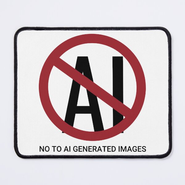 Item preview, no to ai generated images - artist protest designed and sold by Raiko-art.