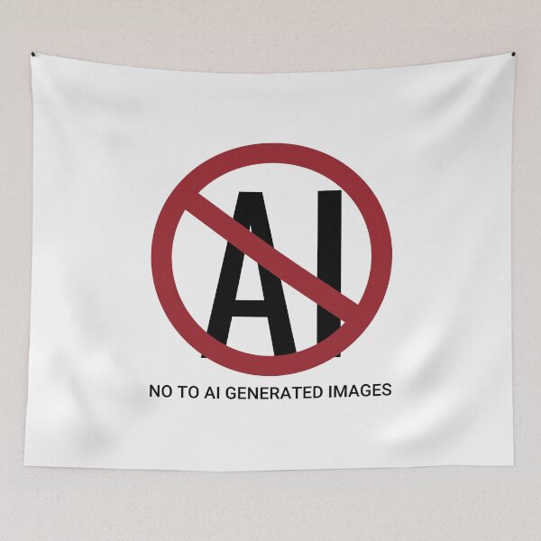 Item preview, no to ai generated images - artist protest designed and sold by Raiko-art.