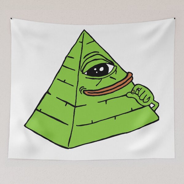 Item preview, Illuminati Pepe designed and sold by TheMemesLord.