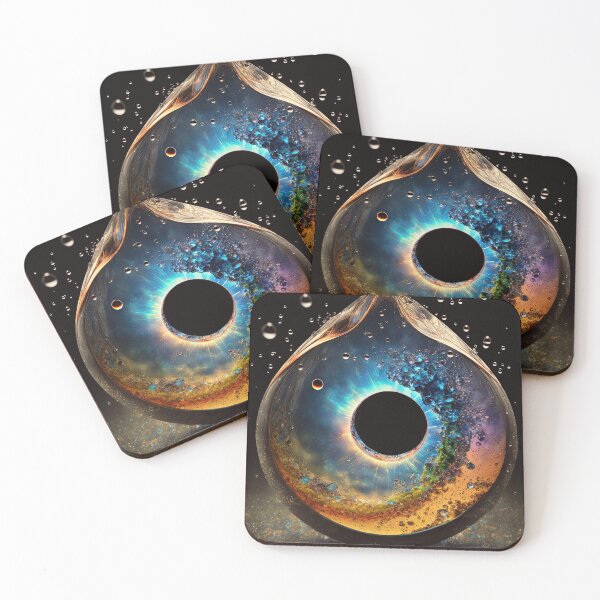 Item preview, Black Universe Hole in a tear drop designed and sold by ClonePingui.
