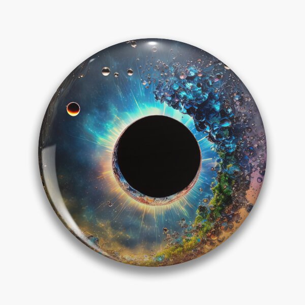 Item preview, Black Universe Hole in a tear drop designed and sold by ClonePingui.