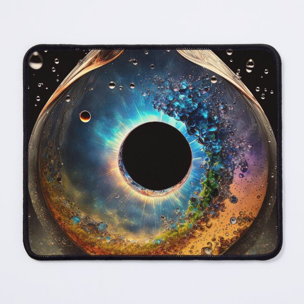 Item preview, Black Universe Hole in a tear drop designed and sold by ClonePingui.