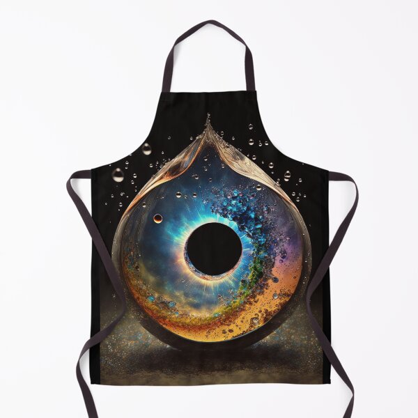 Item preview, Black Universe Hole in a tear drop designed and sold by ClonePingui.