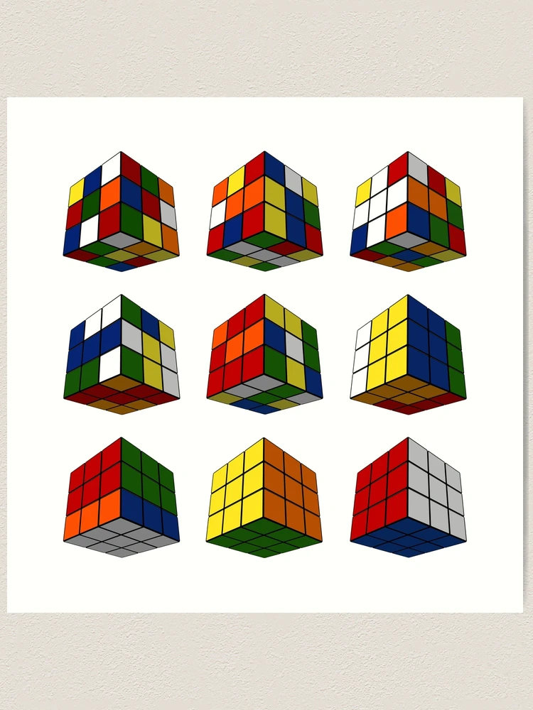 Rubiks Cube - Solved 01 | Art Print
